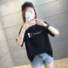 Summer pure cotton Casual loose student T Shirt Women's Y2k Tops Harajuku funny cartoon print Short Sleeve T-shirts Women
