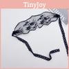 Halloween Costume Accessory Lace Eye Mask With Embroidered Detailing For Adults