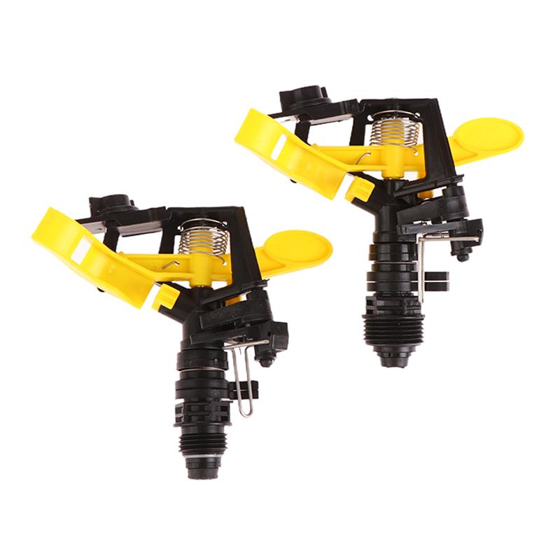 1Pc 1/2" 3/4" Male Thread 360 Degree Rotatable Plastic Sprinklers Rocker Nozzles For Garden Farm Drip Irrigation Sprinklers