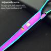 Colored Curved Scissors for Pet Grooming, Dog Hair Trimming Scissors