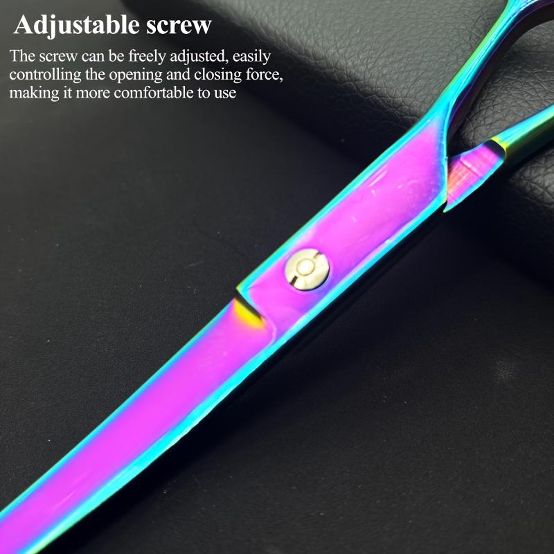 Colored Curved Scissors for Pet Grooming, Dog Hair Trimming Scissors