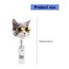 Portable Cats Looks Styles Badge Clip 360 Degree Rotation Easy To Attach for School Office Supplies or Event Use