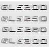 Car Rear Sticker Alphabet Trunk Badge Decal Exterior for Mercedes Benz GLS200 GLS250 GLS260 GLS300 GLS320 GLS350 Accessories
