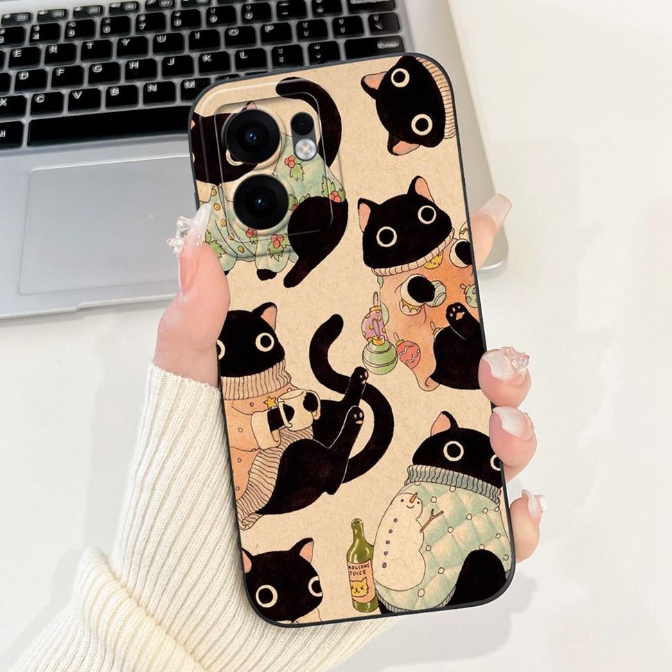 For Oppo Reno13 F Case Cute Rabbit Panda Soft Silicone Phone Cover For Oppo Reno 13 Reno13 Pro 13F Reno13F 5G Fundas Capa Shell