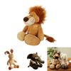 Wholesale Jungle Animal Plush Toy Cartoon Gorilla Lion Tiger Giraffe Stuffed Doll