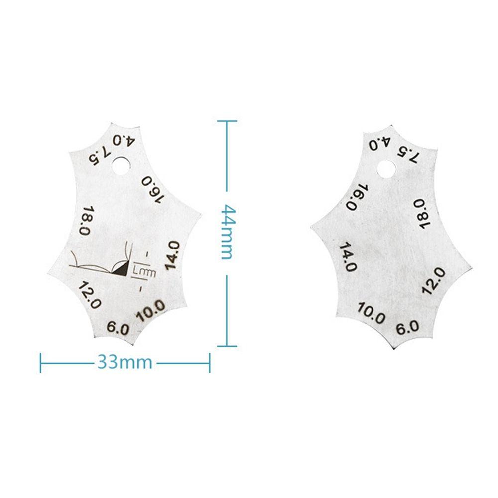 Welding Measuring Ruler Fillet Weld Butt Weld Gauge Weld Gauge Two-piece Gauge Fillet Weld Gauge