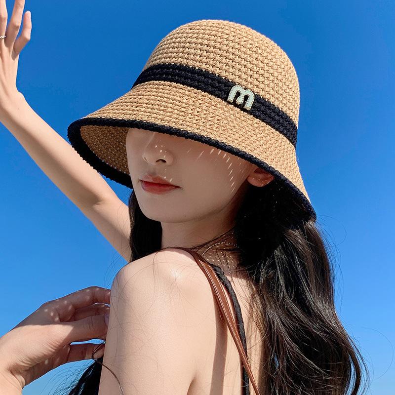 Spring outing sunscreen hat for women, summer mesh breathable sun hat, versatile sunshade fisherman hat