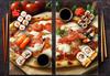 Szklana płyta ochronna na kuchenkę 2x30x52 Pizza