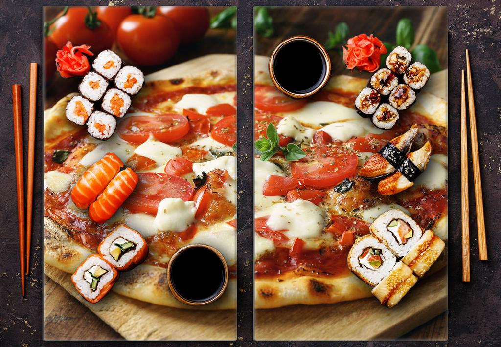 Szklana płyta ochronna na kuchenkę 2x30x52 Pizza