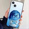 A-Adventure Anime Inside Out    Phone Case For iPhone 17 16 15 14 13 12 Max Plus Silicone Black Cover