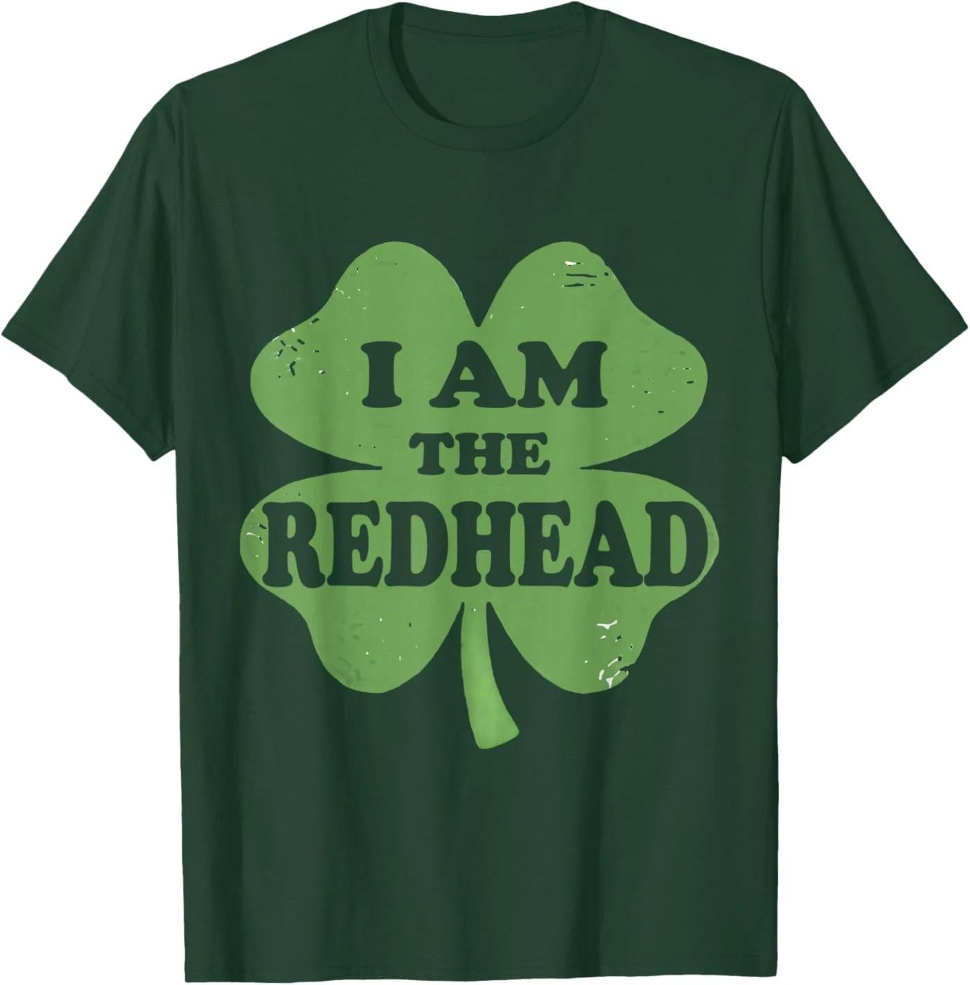 Funny Dibs On The Redhead I Am The Redhead Women Men T-Shirt 4XL