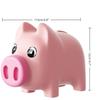 1 Pcs Creative Design Cartoon Piggy Bank Multiple Color Cartoon Transparent Piggy Bank Children Gifts Plastic Save Moneny Toys