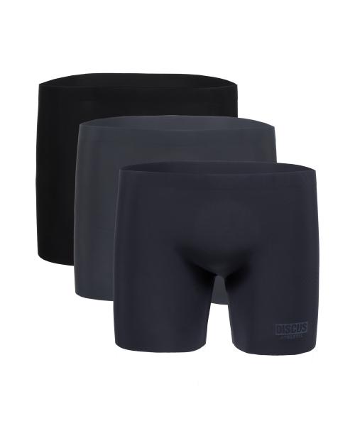 

[Discus Athletic] Cooling Sports Seamless Boxer Briefs 3-Pack [Shipped from Korea] 100% Authentic Black 3P M