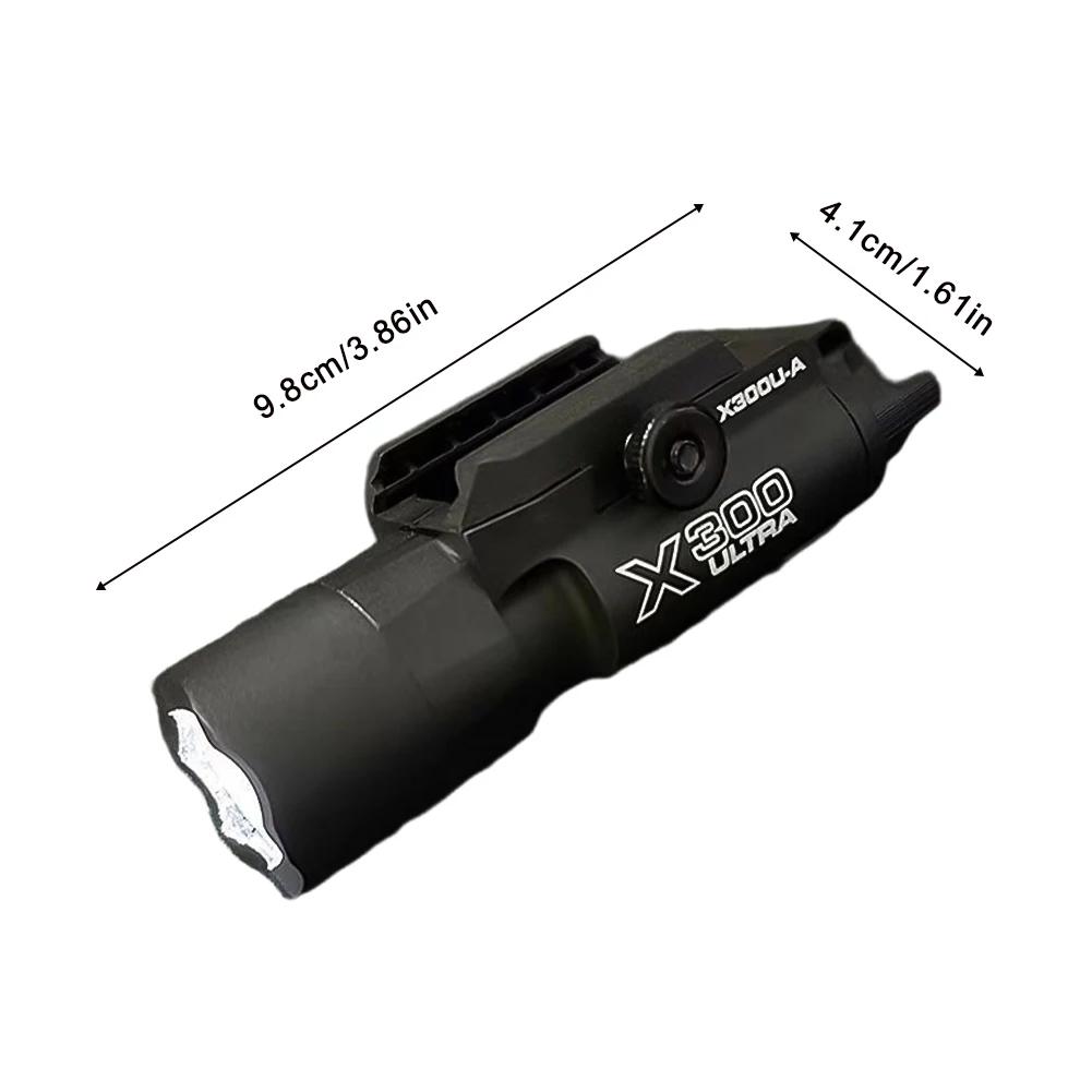 MultiFunctional X300U Scout Light Gun Light Lanterna Rifle Strobe Flashlight Fit 20mm Rail Airsoft Hanging FlashlightHunting