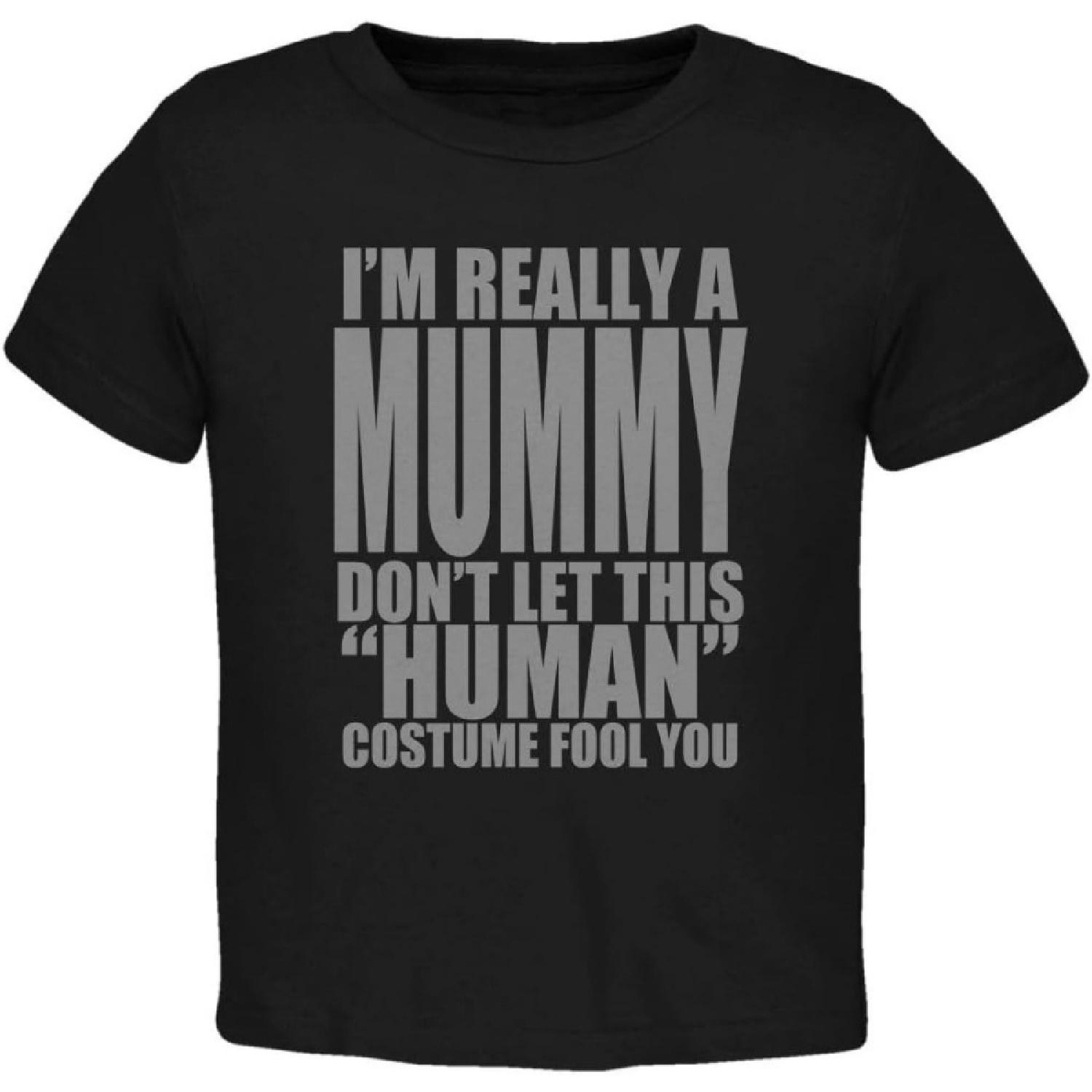 Halloween Human Mummy Costume Toddler T Shirt S