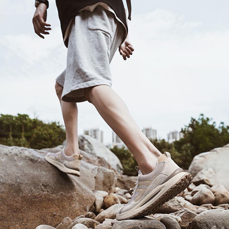 Men's Breathable Casual Sneakers Outdoor Non-slip Soft Breathable Men's Shoes