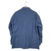 Corneliani CC COLLECTION CORNELIANI Blue Cotton Linen RESCA52 Field Jacket Jacket 52 blueUsed