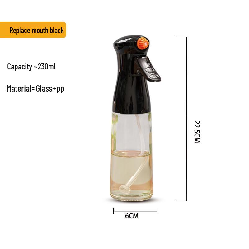 UOSU Kitchen Glass Oil Sprayer with Press Nozzle, 2-Pack