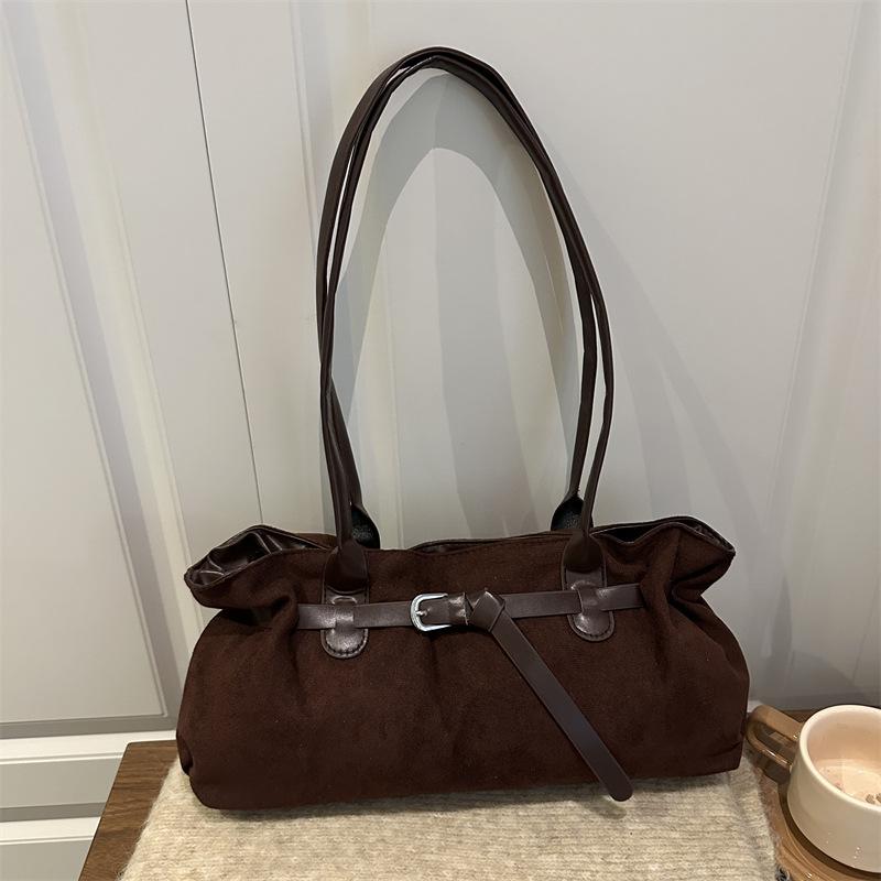 Retro Nische Handtasche Herbst neu große Kapazität Pendeln einfach Schulter Unterarmtasche Tragetasche