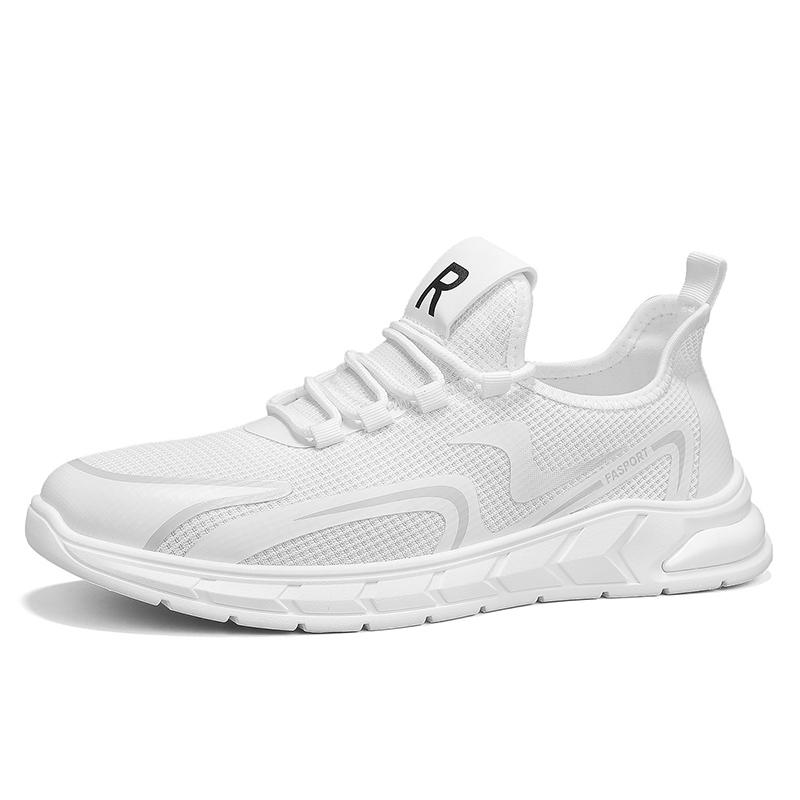 Men Casual Sneakers Trendy Loafers Running Shoes Breathable Mesh Footwear Lightweight Vulcanized Shoes Male Zaparillas