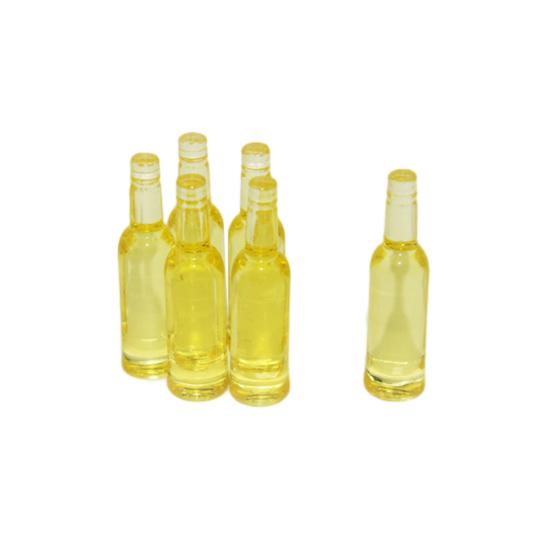 6Pcs Puppenhaus Miniatur Bier Flasche Esszimmer Getränke Simulation Küche Spielzeug Geschenk