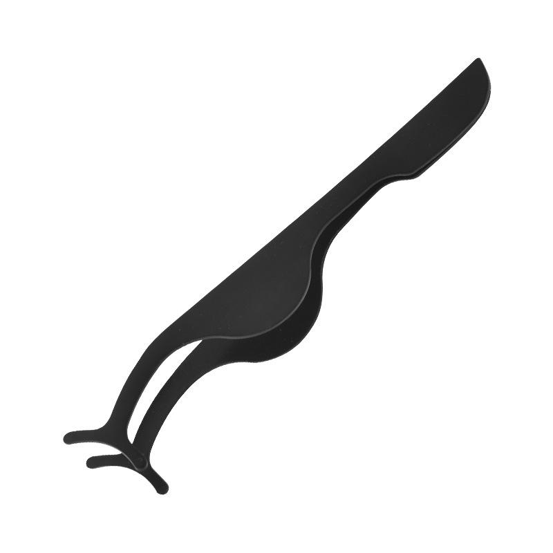 

Аппликатор и керлер для накладных ресниц из нержавеющей стали чёрный