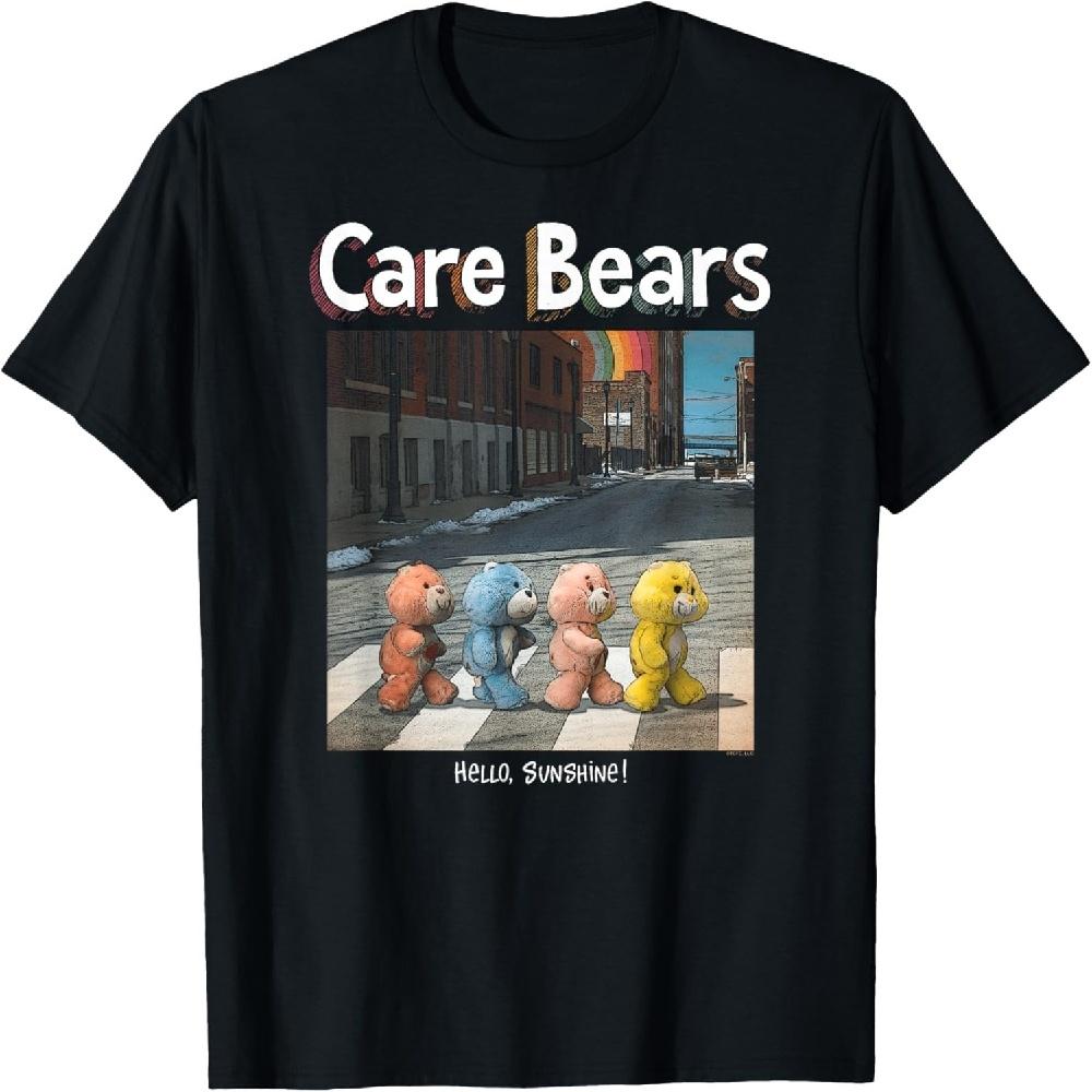 

Забавная мультяшная футболка Care Bears Hello Sunshine Crosswalk S чёрный