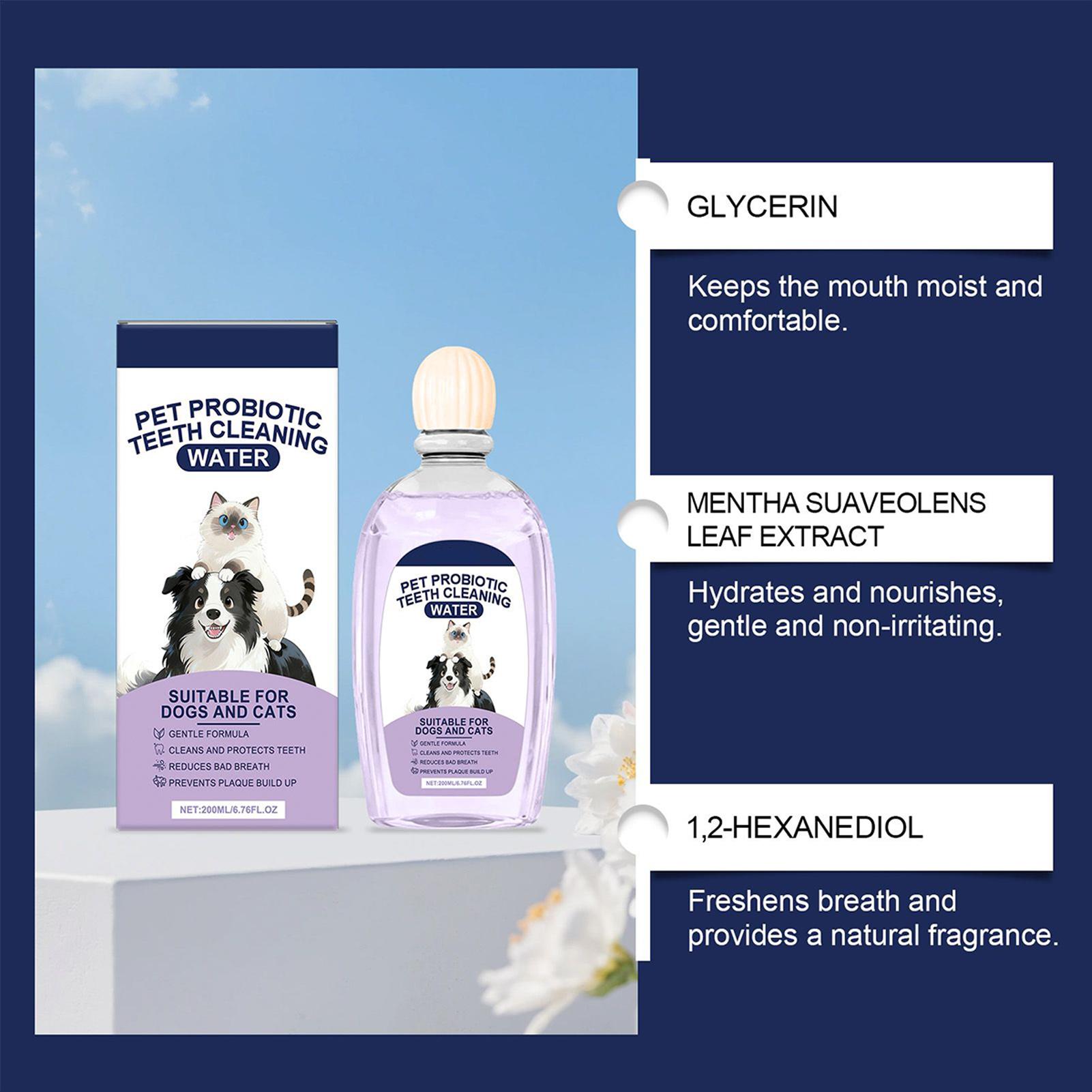 

Dog Teeth Cleaning Liquid Bad Breath Odor Removal Dog Mouth Teeth Cleaning Liquid For Home Shelter Camping Travel Bathing Small China Mainland