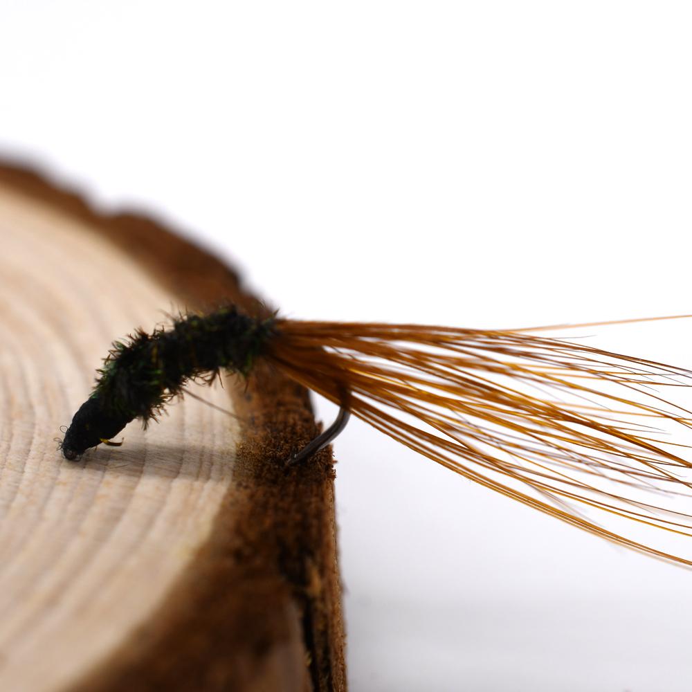 MNFT 10PCS 11# Peacock Silk Body Nymph Pheasant Tail Fly Trout Fishing Dry Flies Artificial Bait