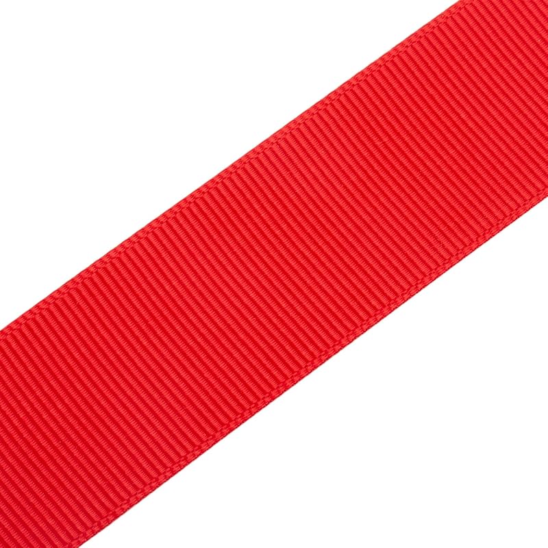 [Tekdeere]Width 25mm Solid Red Grosgrain Ribbon, Perfect for Gift Wrapping, Sewing, Hair Accessories, Wedding Decorations - 91m/roll
