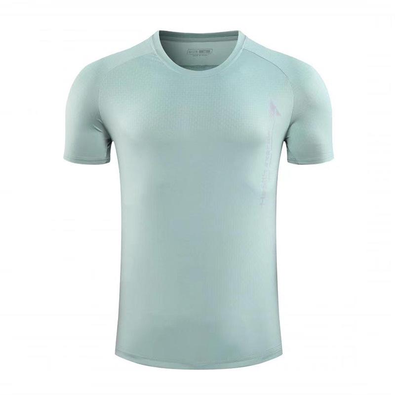Men's Quick-Dry Round Neck Short-Sleeve Sports T-shirt - Running & Fitness Outdoor Casual Top