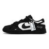 Dunk Gothic Low top Skateboard Schuhe Unisex Schwarz Weiß HV5980-231(Team619-)