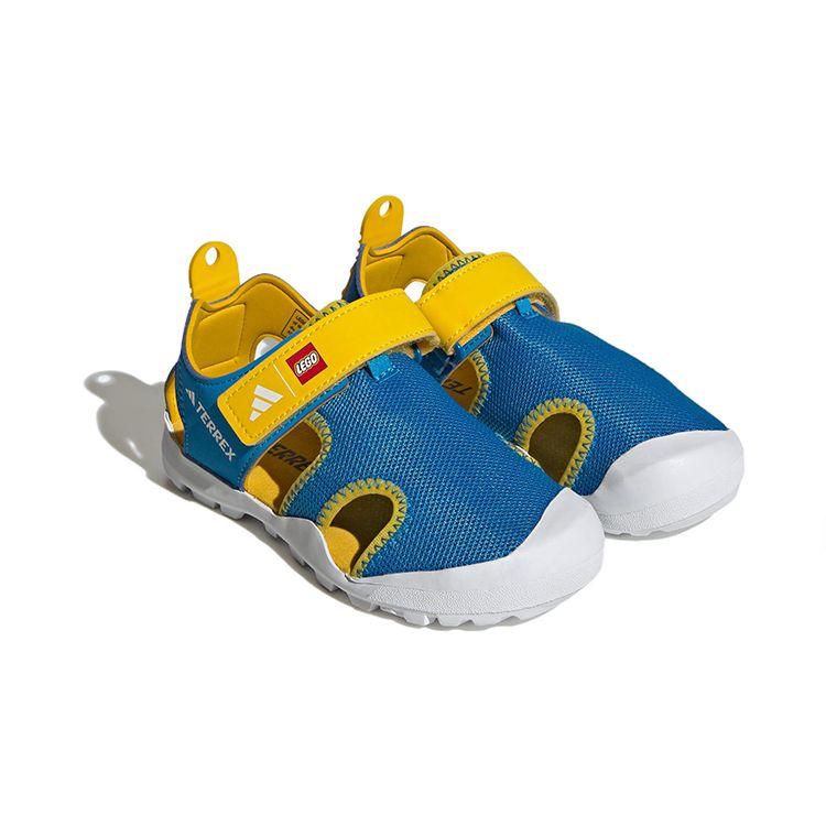 Adidas Сандалии Terrex Captain Toey LEGO Bright Blue Cloud White Eqt Yellow (GS) Детские кроссовки IE4977