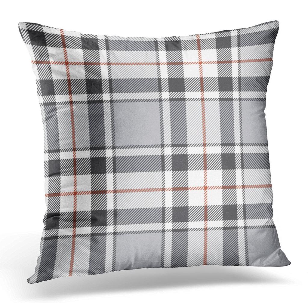 tartan pillow cases