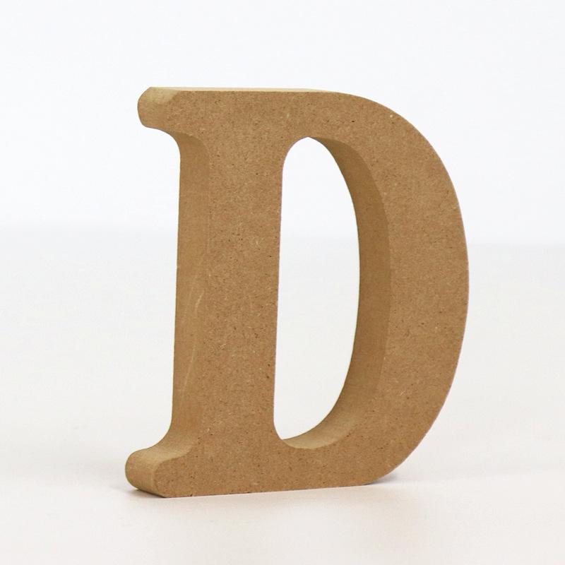 Collocation DIY Wooden Alphabet Letter Personalised Ornament Name Design for Wedding Birthday Party Home Decoration Craft Gift