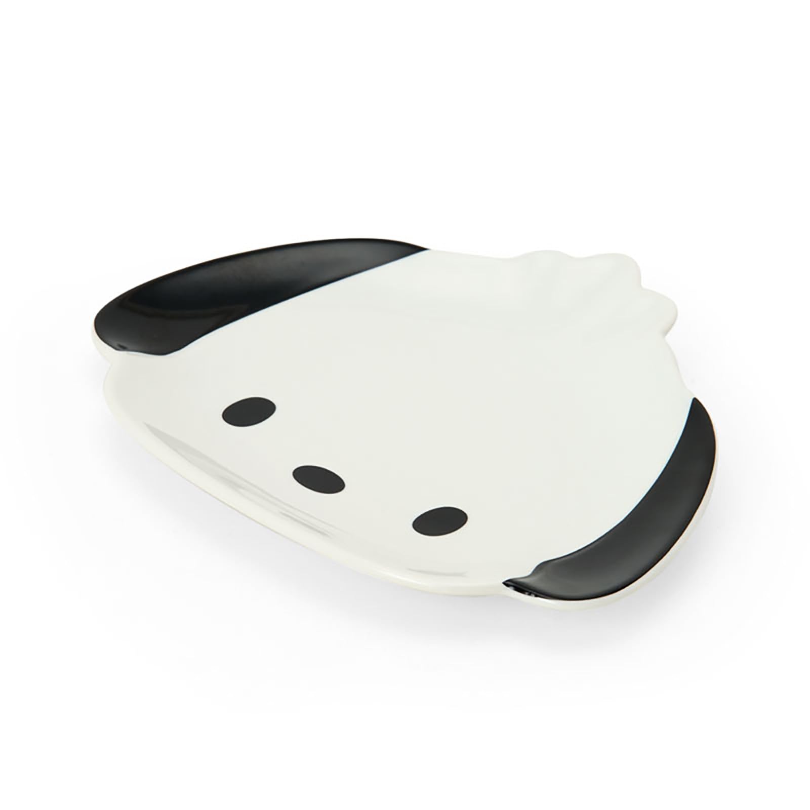 Sanrio Pochacco Plate and Dryer 142514 Face-Shaped (Microwave, Dishwasher, Safe)