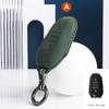 For Peugeot 2008 308 408 508 2008 3008 4008 5008 Car Key Case Full Cover Fob Alcantara keychain 3 Buttons Keybag Protecor Shell