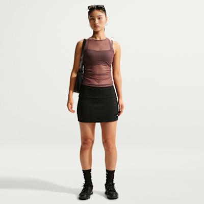 Nike Sportswear Chill Knit Casual Short Skirts Women s S