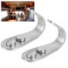 1 Pair Hook Stainless Steel Clothes Towel Robe Wall Mount Hanger Holder for Home Bathroom