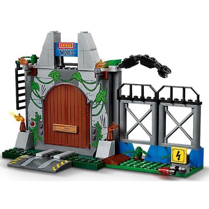 168pcs World Dinosaurs Tyrannosaurus Rex Breakout Building Block Toys