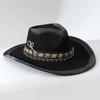 Specially for Fashionable Western Cowboy Hats, Unisex Models, European and American New Woolen Top Hats, Jazz Hat Stage