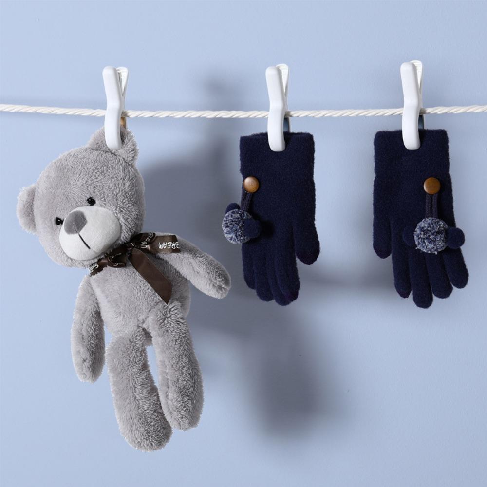 Alfileres para secar ropa, clips de plástico resistentes al viento y sin rastro, clips domésticos para fijar edredones, paquete de 3