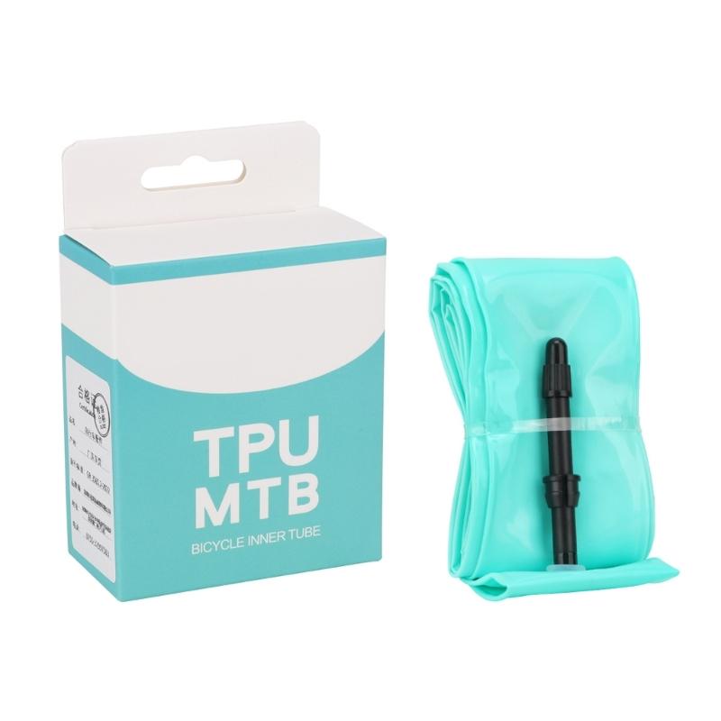 Light Weight Bike Replacement TPU Inner Tube Tear Resistant Bike Interior Tire Tube for Mountain Bikes and Road Bikes