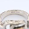 GUCCI Double G key ring Ring 627760 J8400 0701 Silver925 #6.6(US Size) 5.6g Women Used