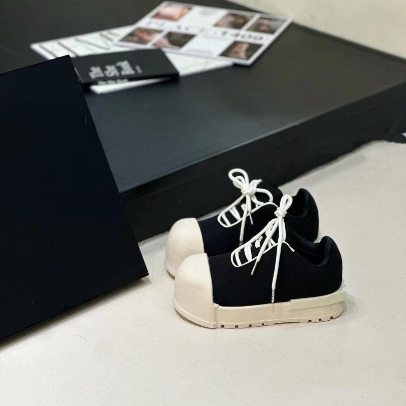 Ugly Cute Mickey Big Head Thick Sole High Bread Shoes New Couple High Top Short Boots Men's and Women's Sports and Leisure Shoes