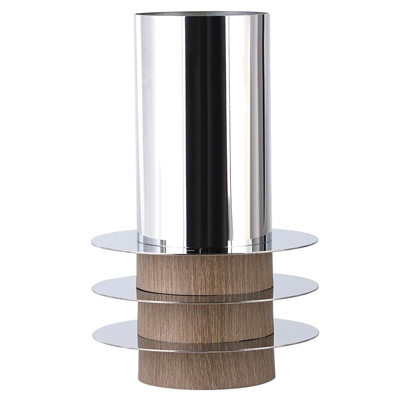 Moderní lehké luxusní kovové kulaté vrstvené květinové ozdoby domácí dekorace modelový pokoj hotelový stůl váza dekorace