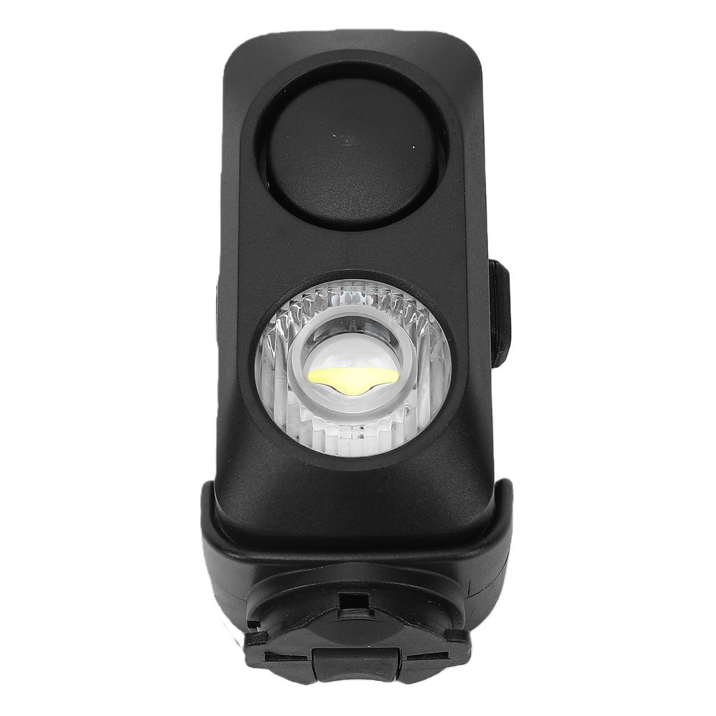 Fahrradlicht Wasserdicht Schnellverschluss Wiederaufladbar Superhelles LED-Lenkerlicht mit 120dB Hupe Kabelgebundene Fernbedienung