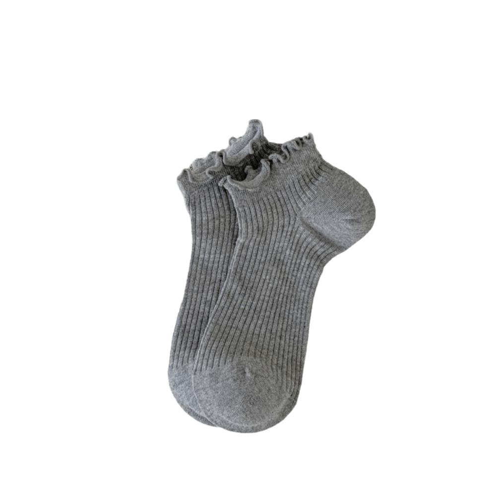 Ruffle Ankle Socks Mid-calf Mesh Tube Socks Korean Fashion Women's Socks Kids Girls