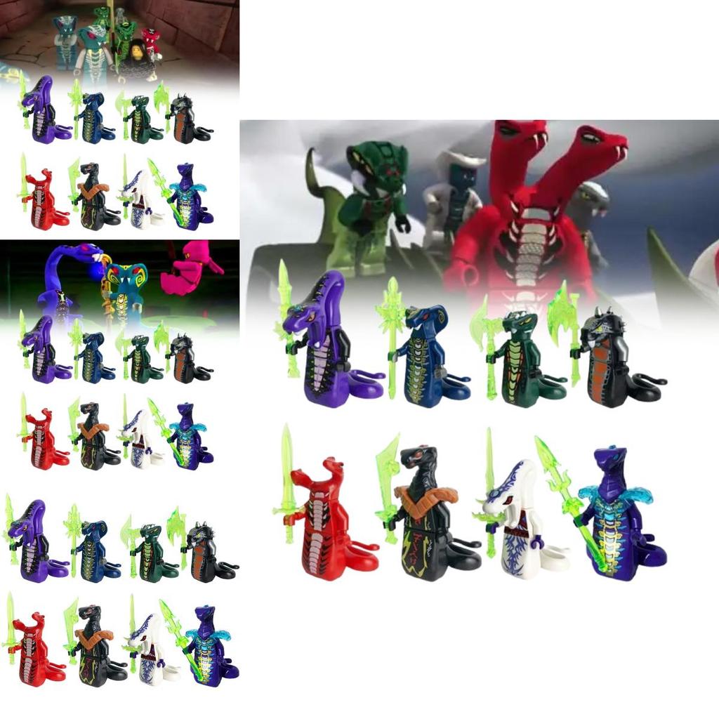 Ninjago Snake Building Blocks With Diy Assembly For Kids And Collectors