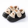 Retro lamb wool bag heel cotton slippers autumn and winter thick-soled velvet warm outer wear non-slip snow cotton shoes